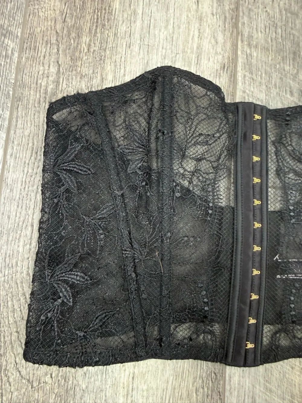 VS‎ Black Lace Bustier Bra Top